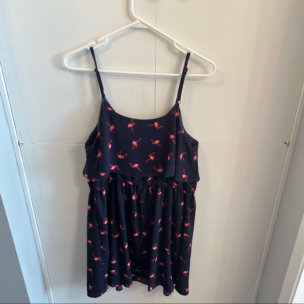 Elle Ladies Flamingo Dress with Adjustable Straps - Picture 5 of 11